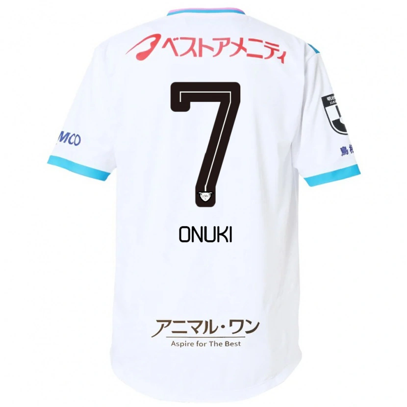 Danxen Børn Tentaro Onuki #7 Blå Pink Udebane Spillertrøjer 2025/26 Trøje T-Shirt