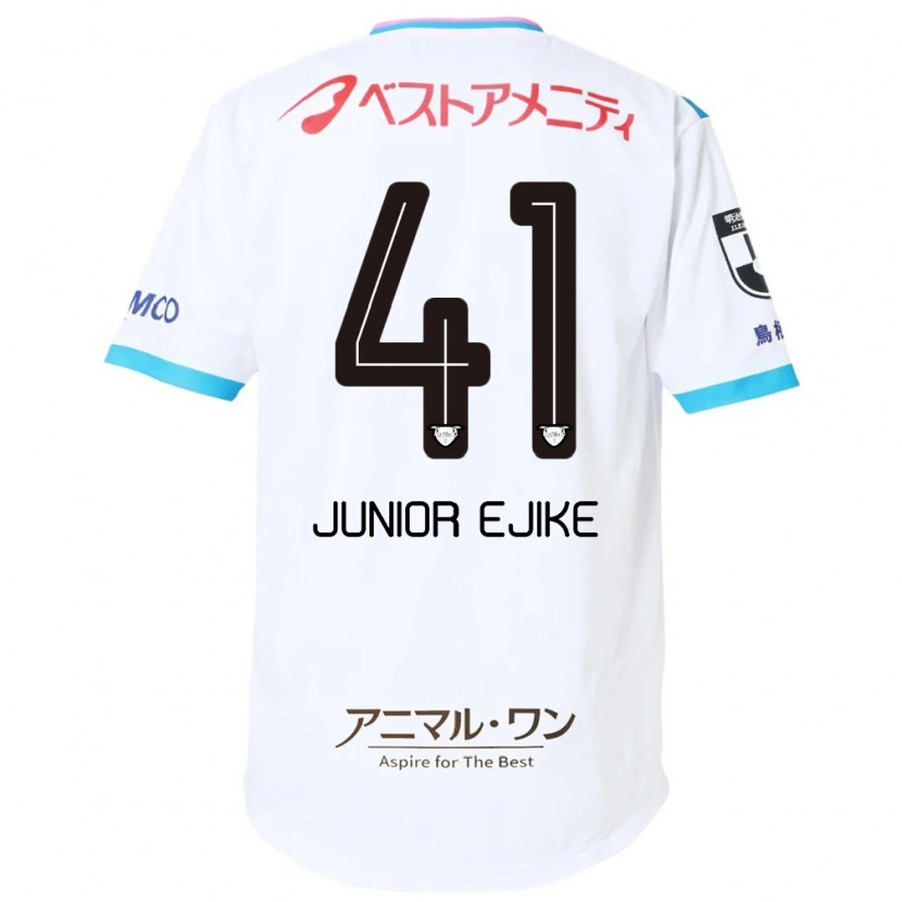 Danxen Børn Ibuki Vincent Junior Ejike #41 Blå Pink Udebane Spillertrøjer 2025/26 Trøje T-Shirt