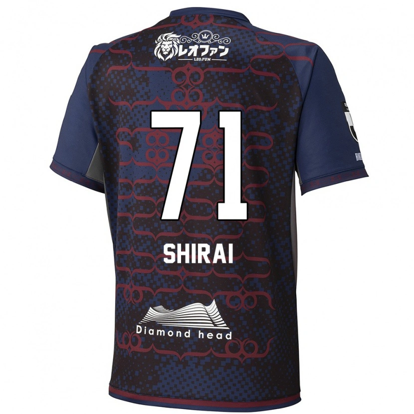 Danxen Børn Haruto Shirai #71 Rød Sort Udebane Spillertrøjer 2025/26 Trøje T-Shirt