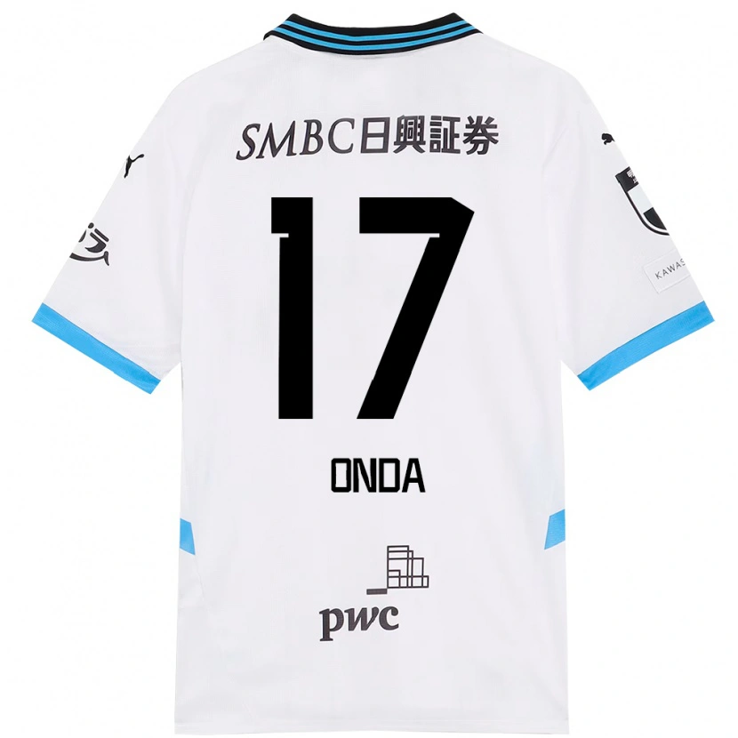 Danxen Børn Yutaro Onda #17 Himmelblå Sort Udebane Spillertrøjer 2025/26 Trøje T-Shirt
