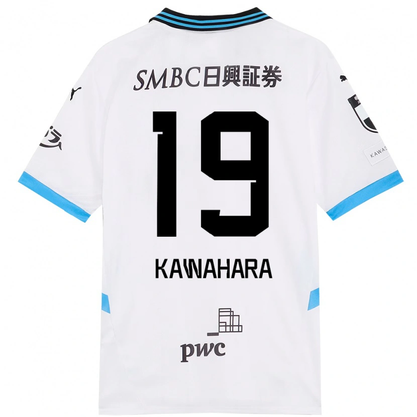Danxen Børn So Kawahara #19 Himmelblå Sort Udebane Spillertrøjer 2025/26 Trøje T-Shirt