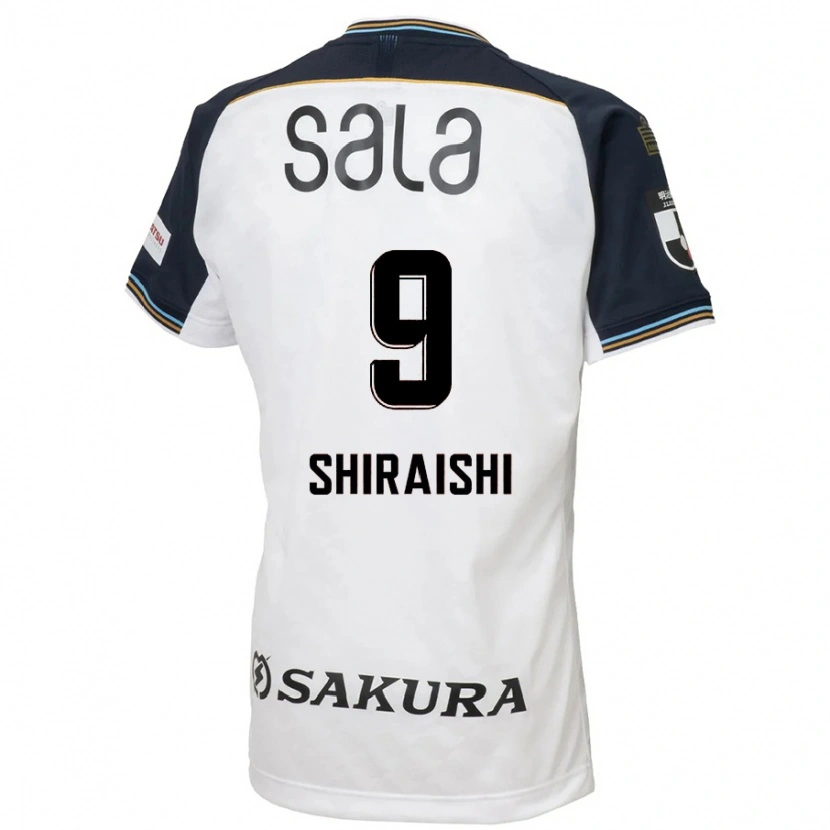 Danxen Børn Eriya Shiraishi #9 Himmelblå Sort Udebane Spillertrøjer 2025/26 Trøje T-Shirt