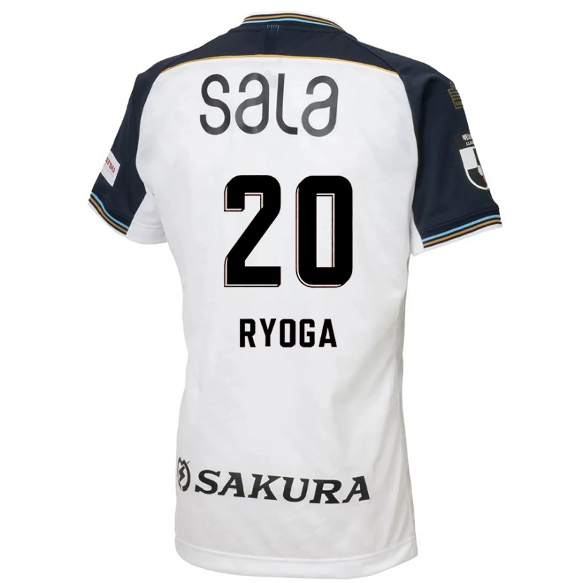 Danxen Børn Ryoga Sato #20 Himmelblå Sort Udebane Spillertrøjer 2025/26 Trøje T-Shirt