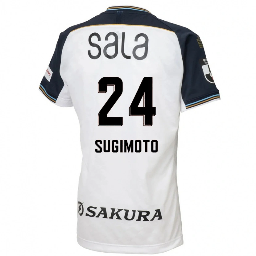 Danxen Børn Mitsuki Sugimoto #24 Himmelblå Sort Udebane Spillertrøjer 2025/26 Trøje T-Shirt