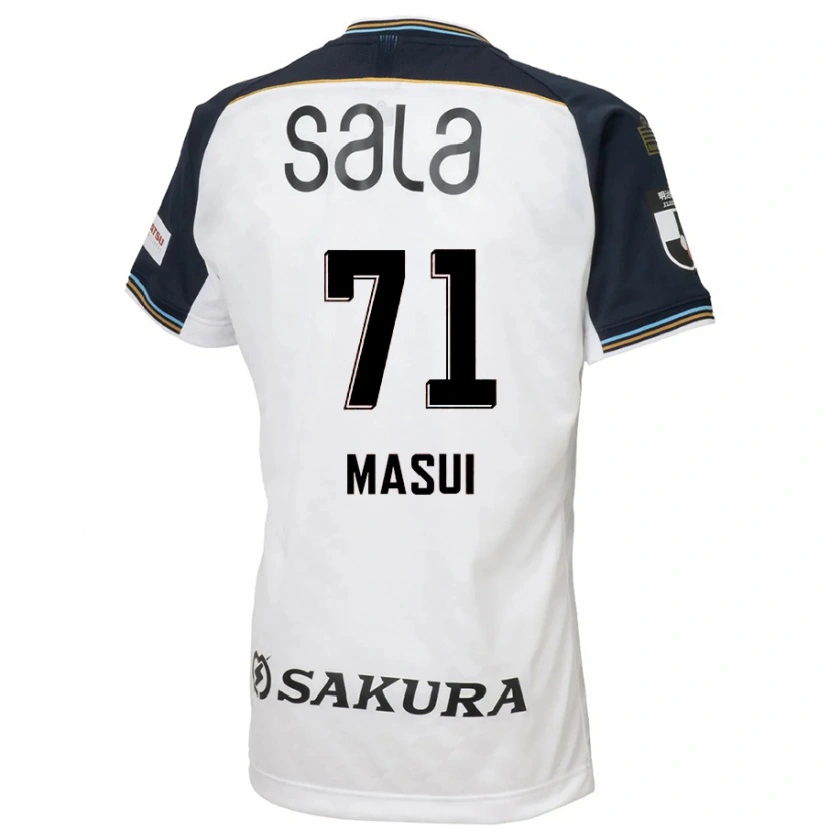 Danxen Børn Ken Masui #71 Himmelblå Sort Udebane Spillertrøjer 2025/26 Trøje T-Shirt