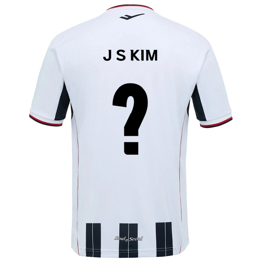 Danxen Børn Ji-Sung Kim #0 Sort Rød Udebane Spillertrøjer 2025/26 Trøje T-Shirt