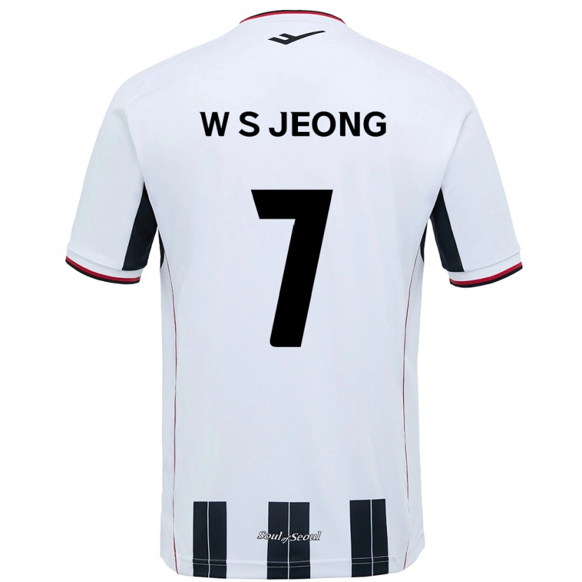 Danxen Børn Seung-Won Jeong #7 Sort Rød Udebane Spillertrøjer 2025/26 Trøje T-Shirt