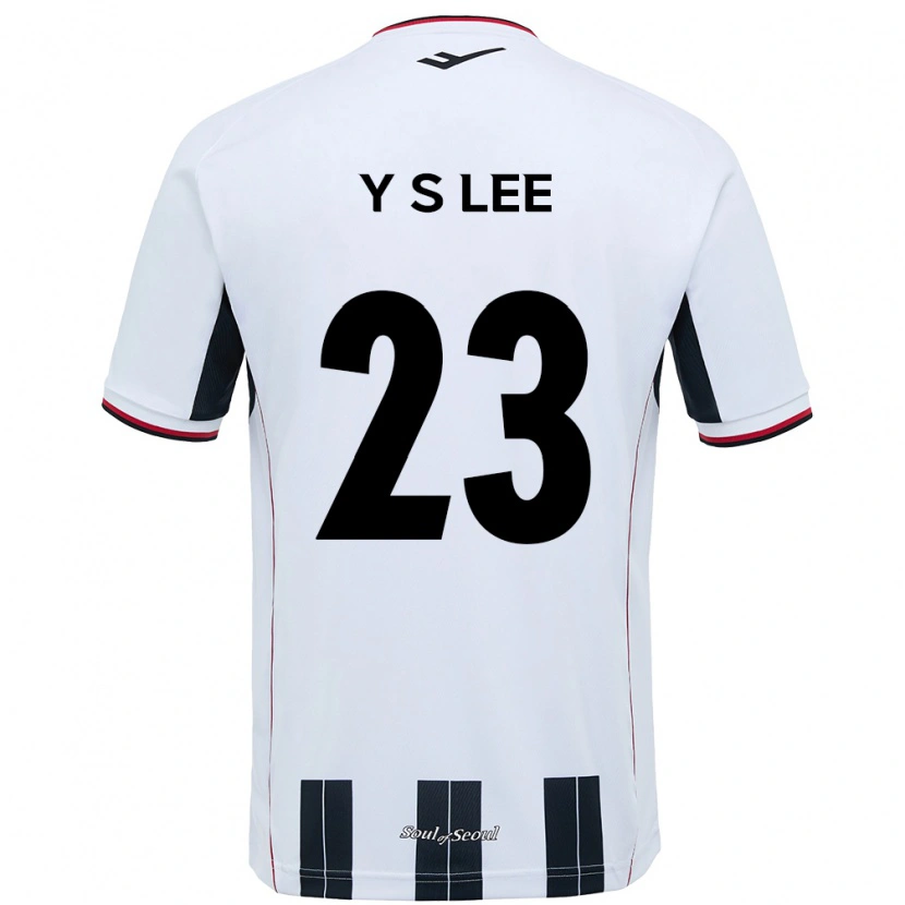 Danxen Børn Si-Young Lee #23 Sort Rød Udebane Spillertrøjer 2025/26 Trøje T-Shirt