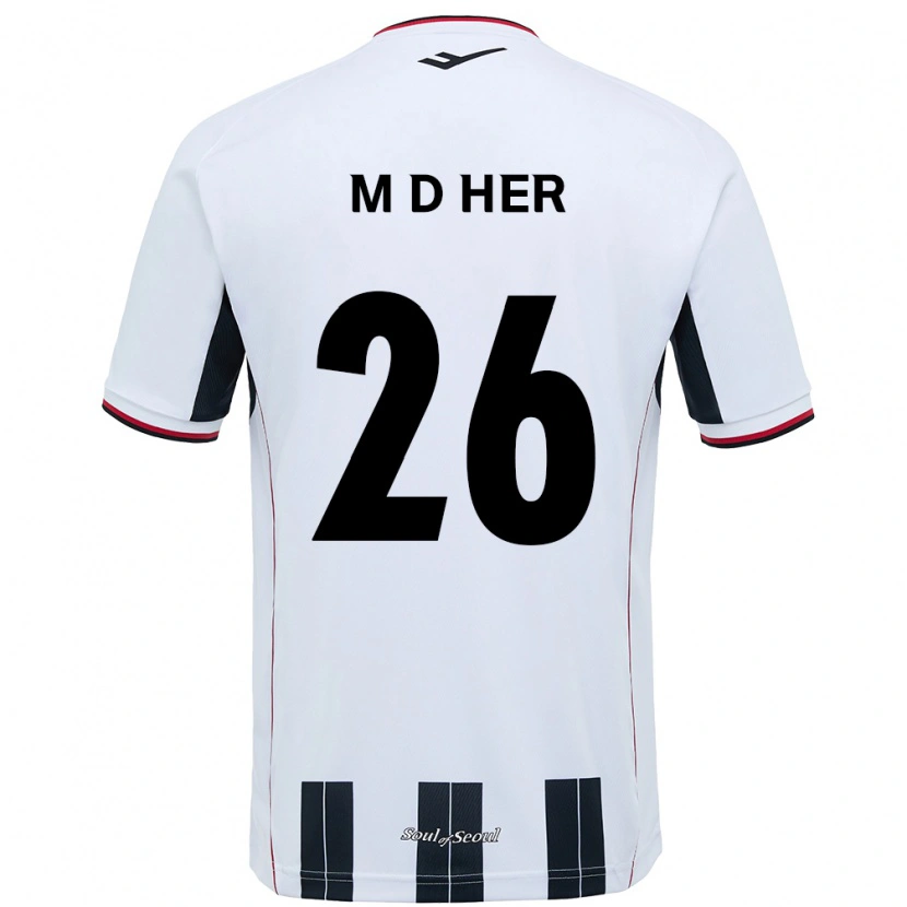 Danxen Børn Dong-Min Her #26 Sort Rød Udebane Spillertrøjer 2025/26 Trøje T-Shirt