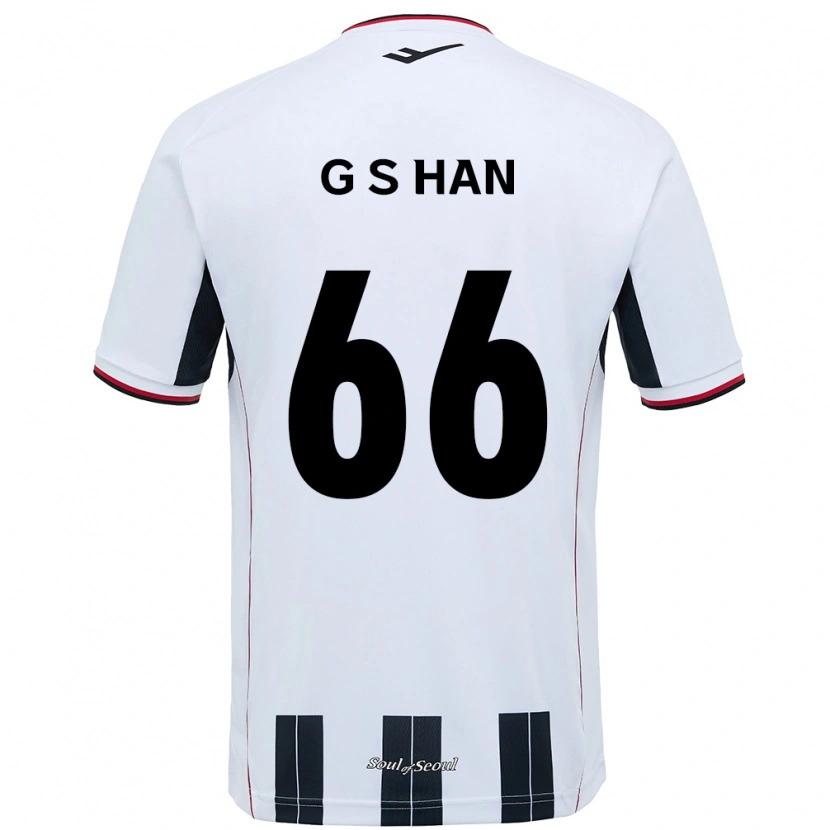 Danxen Børn Seung-Gyu Han #66 Sort Rød Udebane Spillertrøjer 2025/26 Trøje T-Shirt