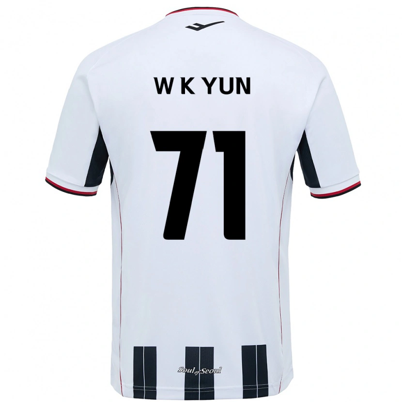 Danxen Børn Ki-Wook Yun #71 Sort Rød Udebane Spillertrøjer 2025/26 Trøje T-Shirt