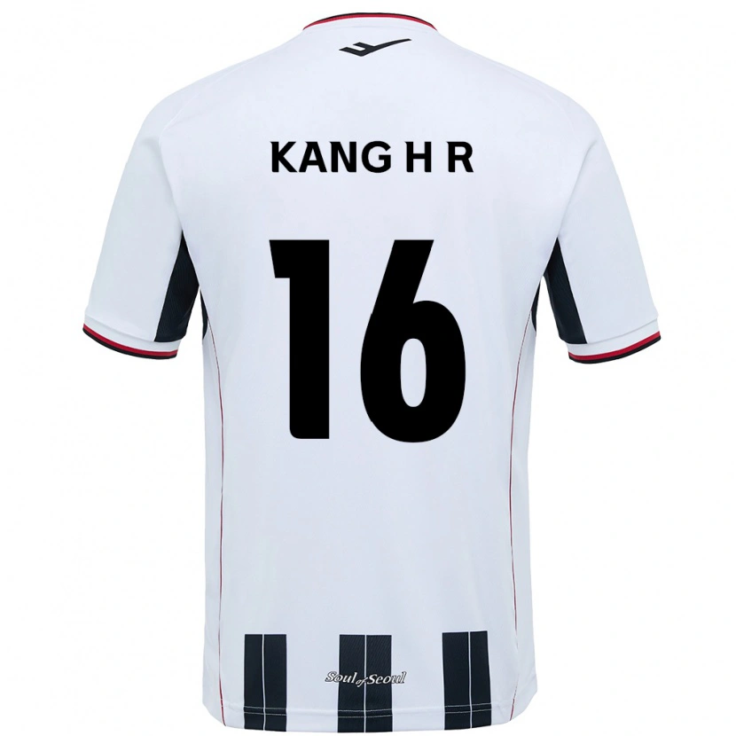 Danxen Børn Kang Hye-Rim #16 Sort Rød Udebane Spillertrøjer 2025/26 Trøje T-Shirt
