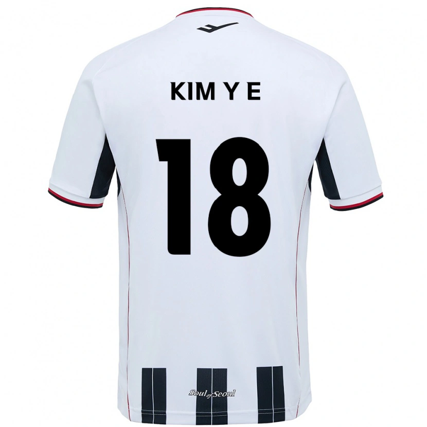 Danxen Børn Kim Young-Eun #18 Sort Rød Udebane Spillertrøjer 2025/26 Trøje T-Shirt