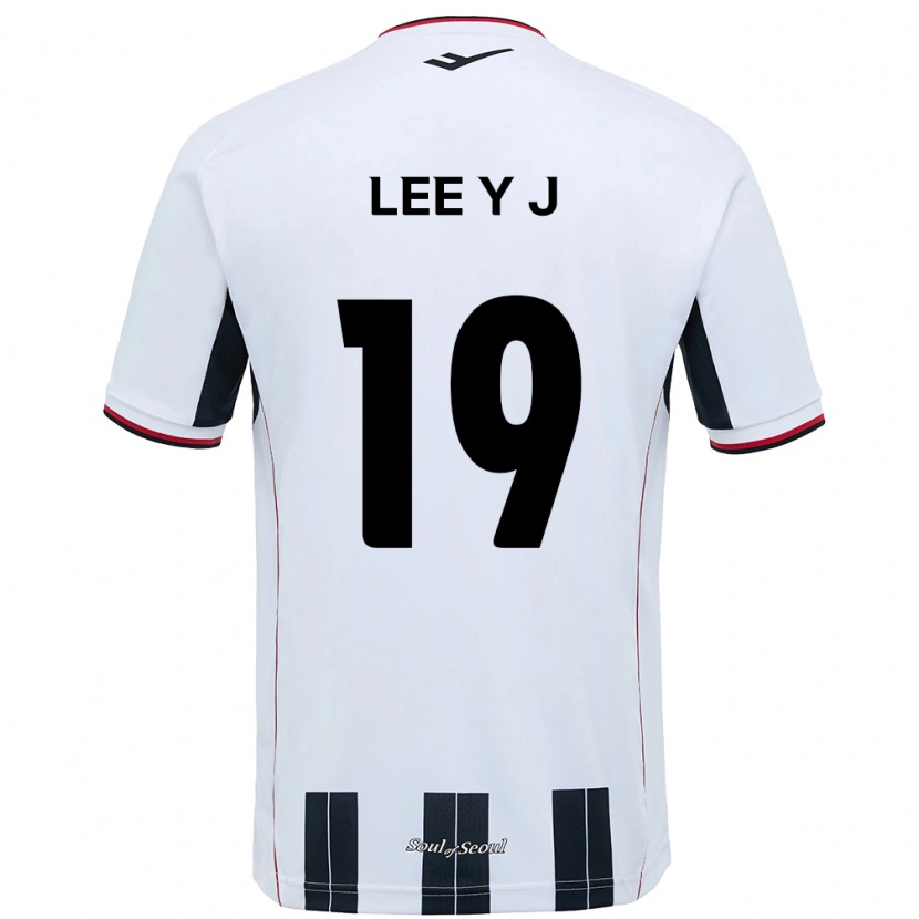 Danxen Børn Lee Ye-Jin #19 Sort Rød Udebane Spillertrøjer 2025/26 Trøje T-Shirt