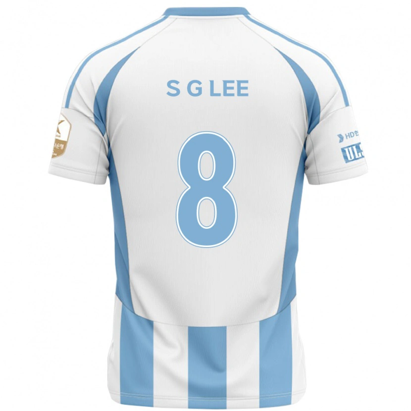 Danxen Børn Gyu-Sung Lee #8 Royal Blå Gul Udebane Spillertrøjer 2025/26 Trøje T-Shirt