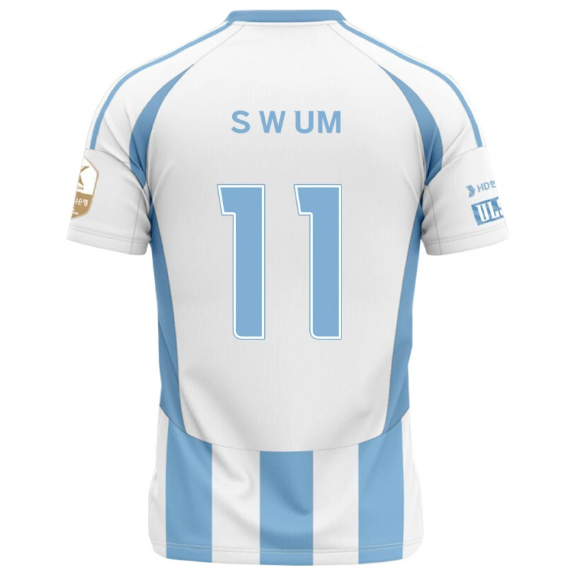 Danxen Børn Won-Sang Um #11 Royal Blå Gul Udebane Spillertrøjer 2025/26 Trøje T-Shirt
