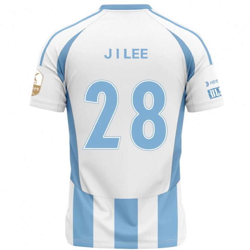 Danxen Børn Jae-Ik Lee #28 Royal Blå Gul Udebane Spillertrøjer 2025/26 Trøje T-Shirt