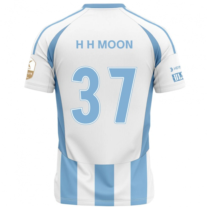 Danxen Børn Hyeon-Ho Moon #37 Royal Blå Gul Udebane Spillertrøjer 2025/26 Trøje T-Shirt