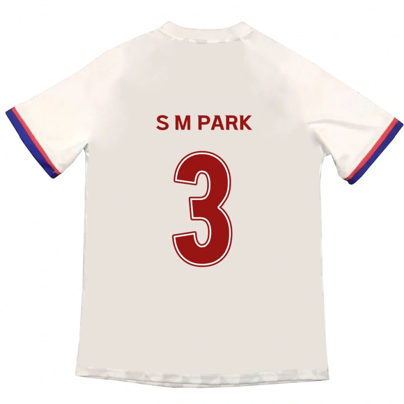 Danxen Børn Min-Seo Park #3 Royal Blå Rød Udebane Spillertrøjer 2025/26 Trøje T-Shirt