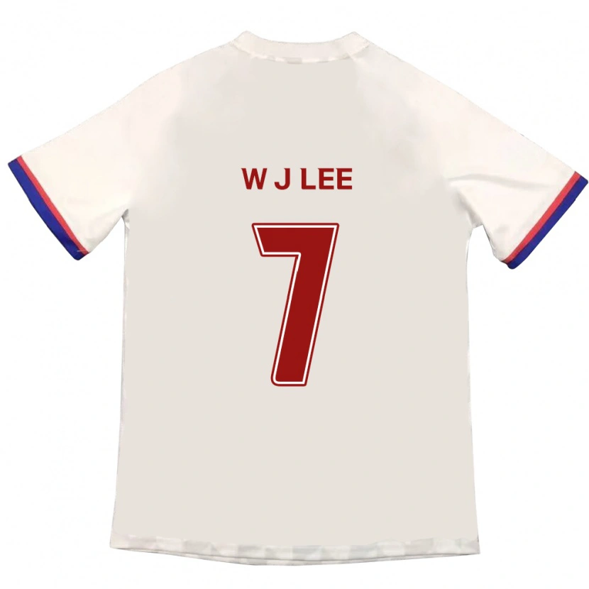 Danxen Børn Jae-Won Lee #7 Royal Blå Rød Udebane Spillertrøjer 2025/26 Trøje T-Shirt
