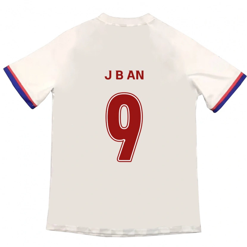 Danxen Børn Byong-Jun An #9 Royal Blå Rød Udebane Spillertrøjer 2025/26 Trøje T-Shirt