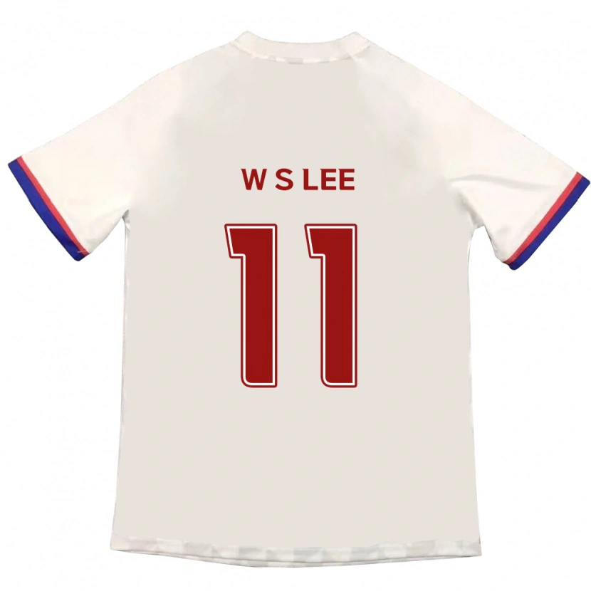 Danxen Børn Seung-Woo Lee #11 Royal Blå Rød Udebane Spillertrøjer 2025/26 Trøje T-Shirt