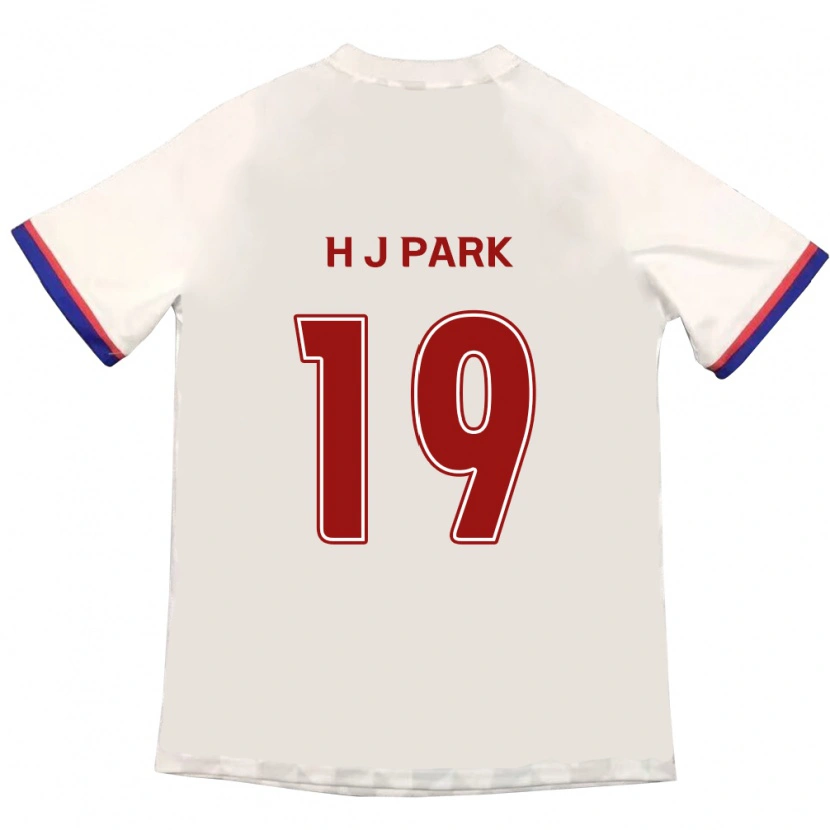 Danxen Børn Jun-Hui Park #19 Royal Blå Rød Udebane Spillertrøjer 2025/26 Trøje T-Shirt