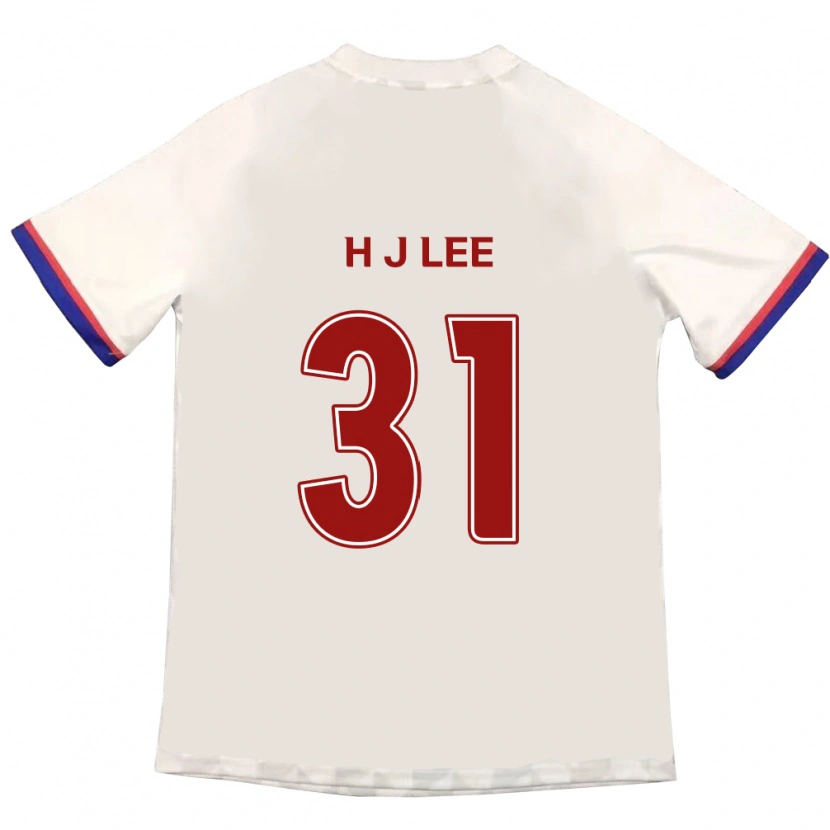 Danxen Børn Jae-Hoon Lee #31 Royal Blå Rød Udebane Spillertrøjer 2025/26 Trøje T-Shirt