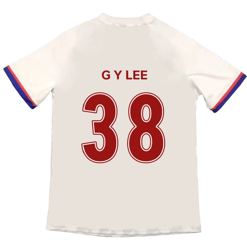Danxen Børn Yun-Gun Lee #38 Royal Blå Rød Udebane Spillertrøjer 2025/26 Trøje T-Shirt