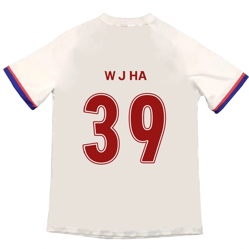 Danxen Børn Jung-Woo Ha #39 Royal Blå Rød Udebane Spillertrøjer 2025/26 Trøje T-Shirt