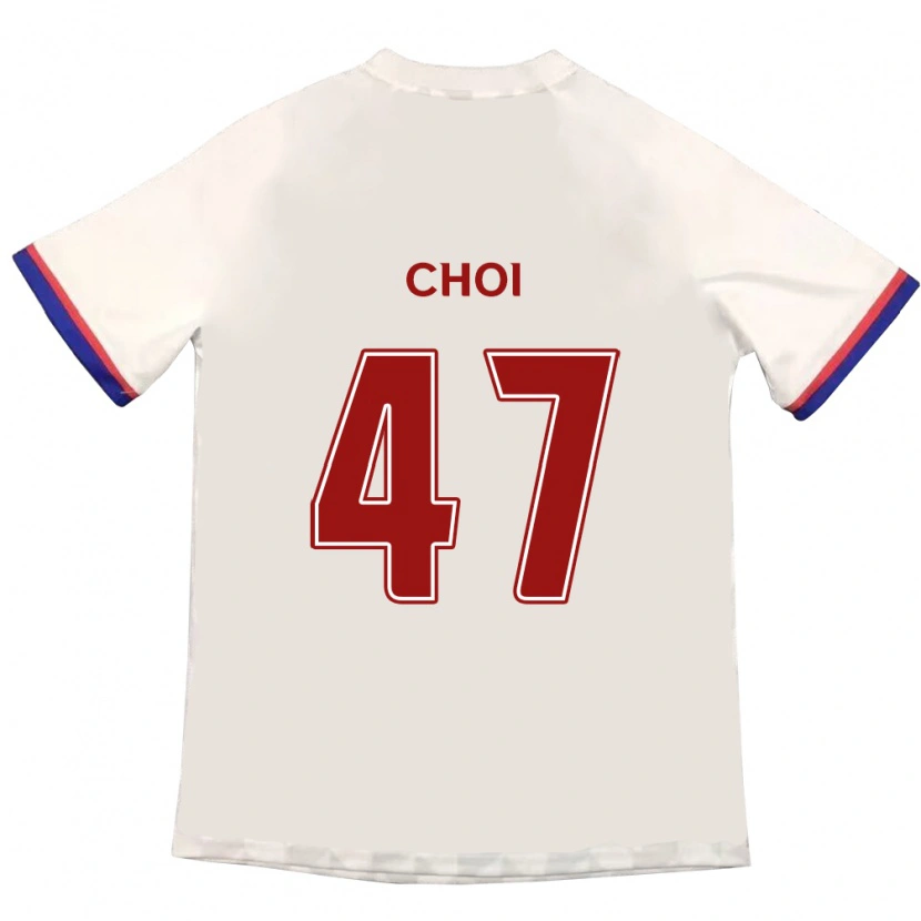 Danxen Børn San Choi #47 Royal Blå Rød Udebane Spillertrøjer 2025/26 Trøje T-Shirt