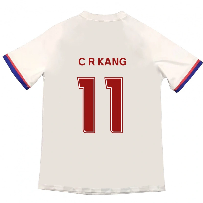 Danxen Børn Kang Chae-Rim #11 Royal Blå Rød Udebane Spillertrøjer 2025/26 Trøje T-Shirt