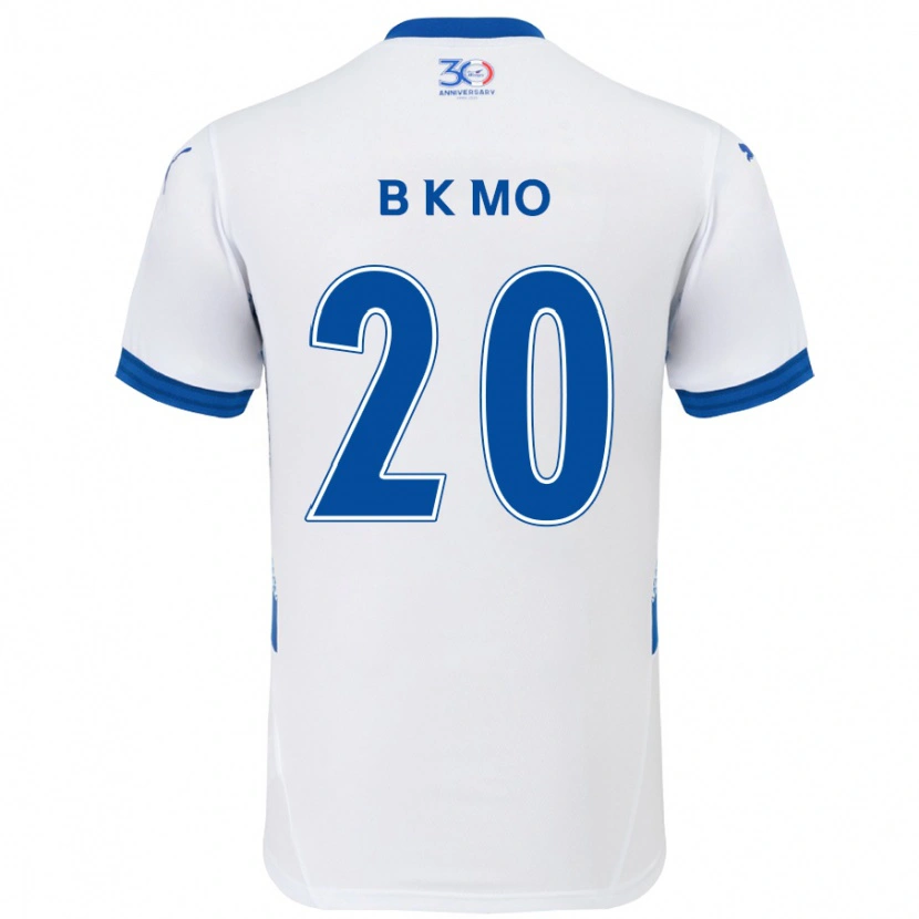Danxen Børn Kyung-Bin Mo #20 Royal Blå Hvid Udebane Spillertrøjer 2025/26 Trøje T-Shirt