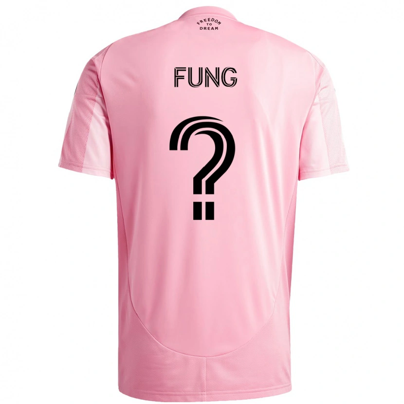 Danxen Mænd Victor Fung #0 Sort Pink Hjemmebane Spillertrøjer 2025/26 Trøje T-Shirt