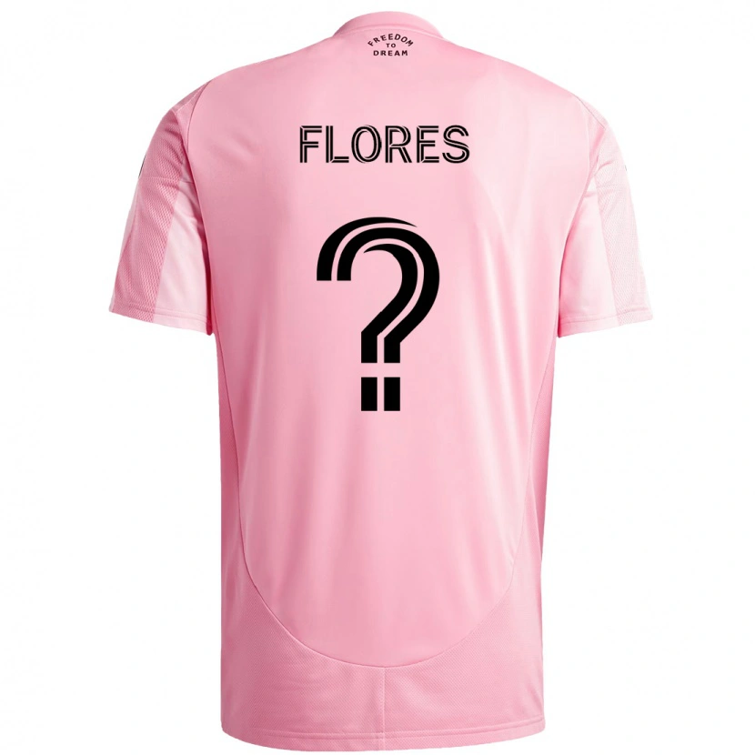 Danxen Mænd Alejandro Flores #0 Sort Pink Hjemmebane Spillertrøjer 2025/26 Trøje T-Shirt
