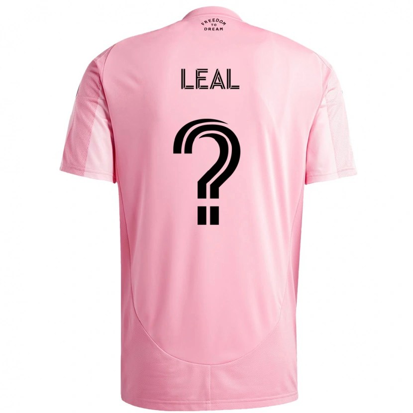 Danxen Mænd Gabriel Leal #0 Sort Pink Hjemmebane Spillertrøjer 2025/26 Trøje T-Shirt