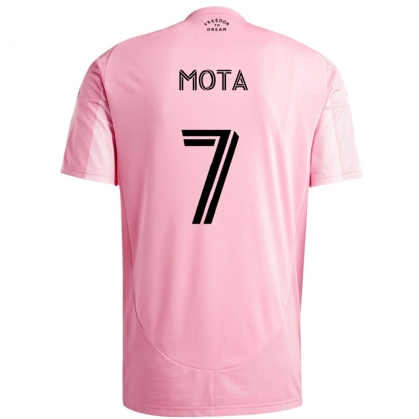 Danxen Mænd Jean Mota #7 Sort Pink Hjemmebane Spillertrøjer 2025/26 Trøje T-Shirt