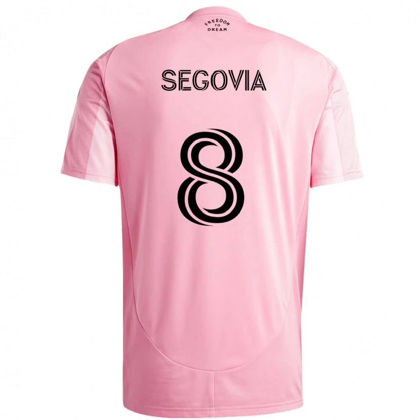 Danxen Mænd Telasco Segovia #8 Sort Pink Hjemmebane Spillertrøjer 2025/26 Trøje T-Shirt