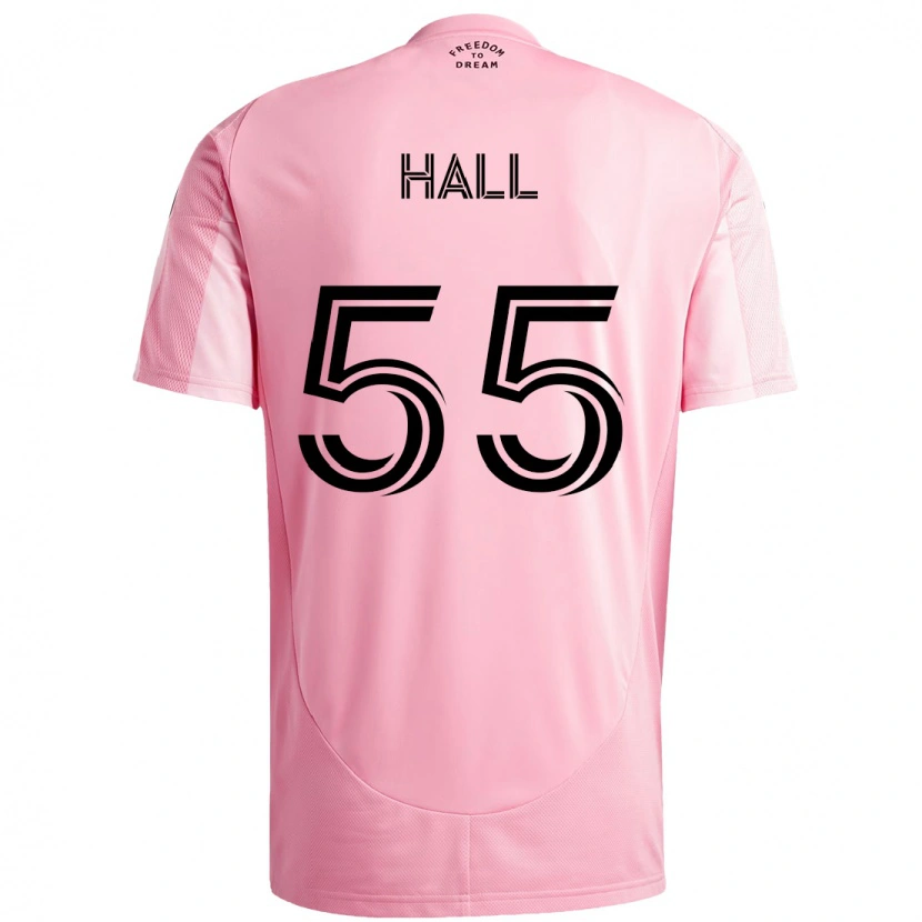 Danxen Mænd Tyler Hall #55 Sort Pink Hjemmebane Spillertrøjer 2025/26 Trøje T-Shirt