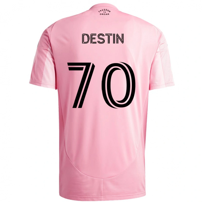 Danxen Mænd Bryan Destin #70 Sort Pink Hjemmebane Spillertrøjer 2025/26 Trøje T-Shirt