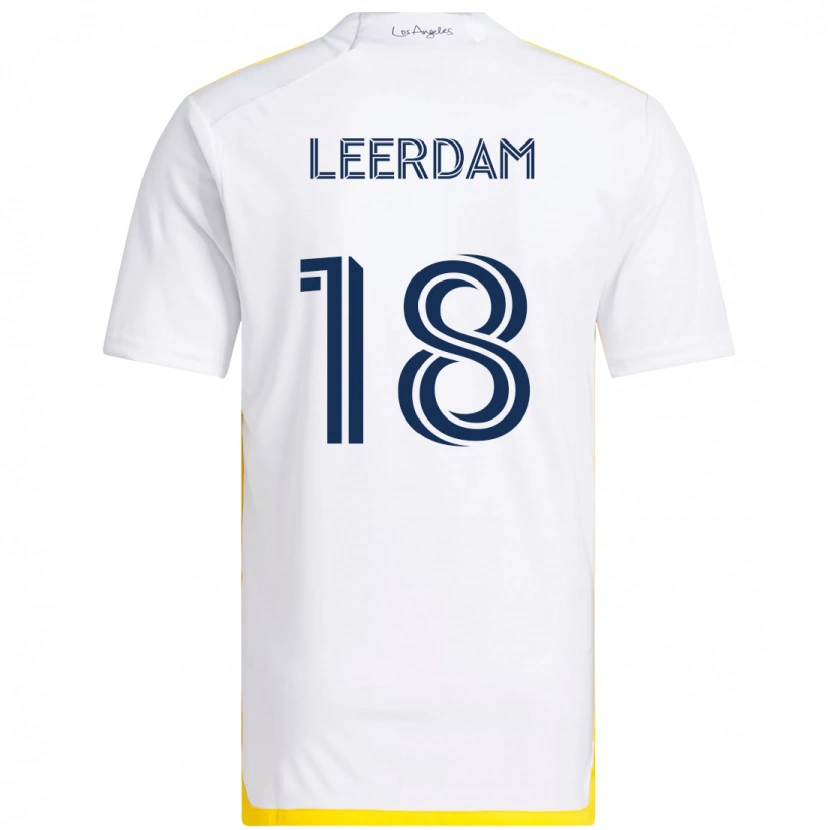 Danxen Mænd Kelvin Leerdam #18 Lilla Blå Hjemmebane Spillertrøjer 2025/26 Trøje T-Shirt