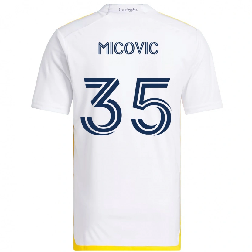 Danxen Mænd Novak Micovic #35 Lilla Blå Hjemmebane Spillertrøjer 2025/26 Trøje T-Shirt