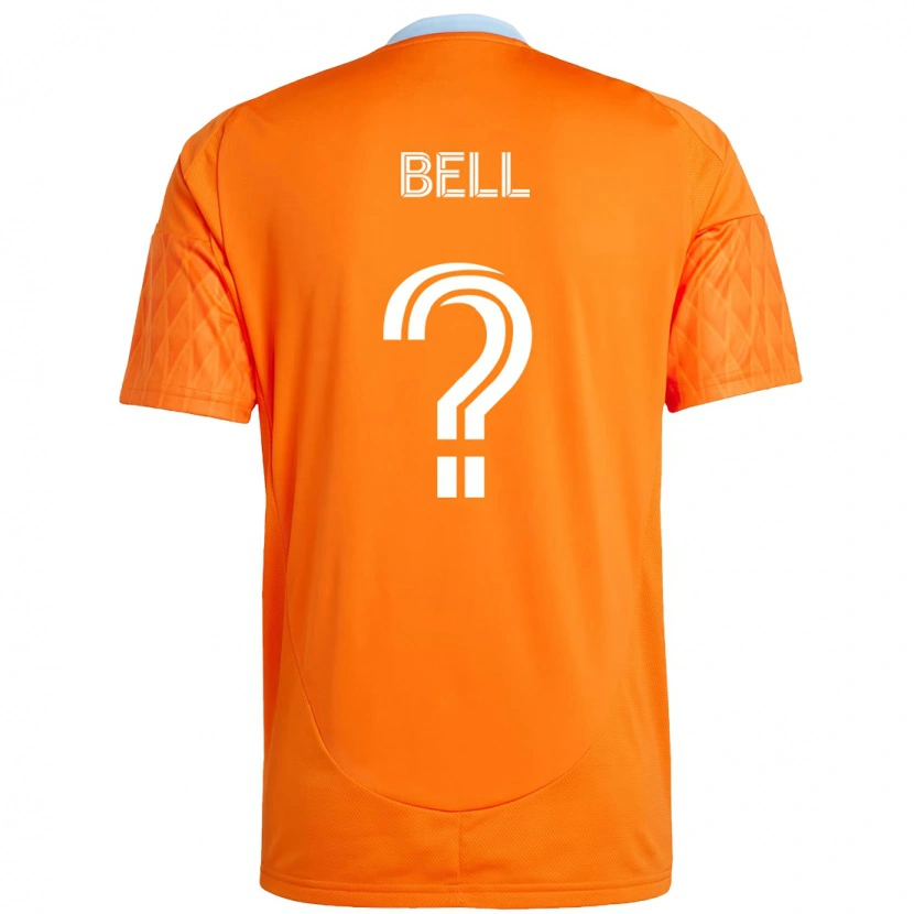 Danxen Mænd Jahmani Bell #0 Lilla Orange Hjemmebane Spillertrøjer 2025/26 Trøje T-Shirt