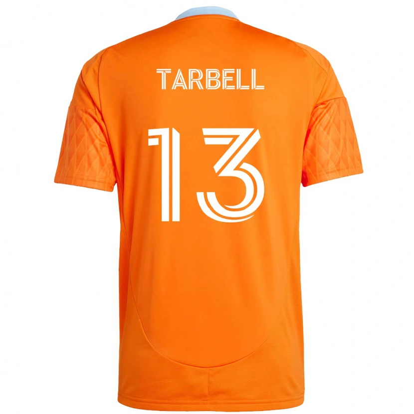 Danxen Mænd Andrew Tarbell #13 Lilla Orange Hjemmebane Spillertrøjer 2025/26 Trøje T-Shirt