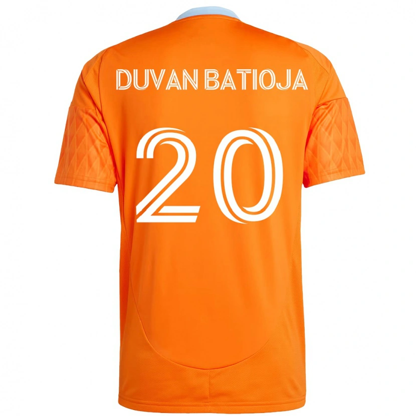 Danxen Mænd Andy Batioja #20 Lilla Orange Hjemmebane Spillertrøjer 2025/26 Trøje T-Shirt