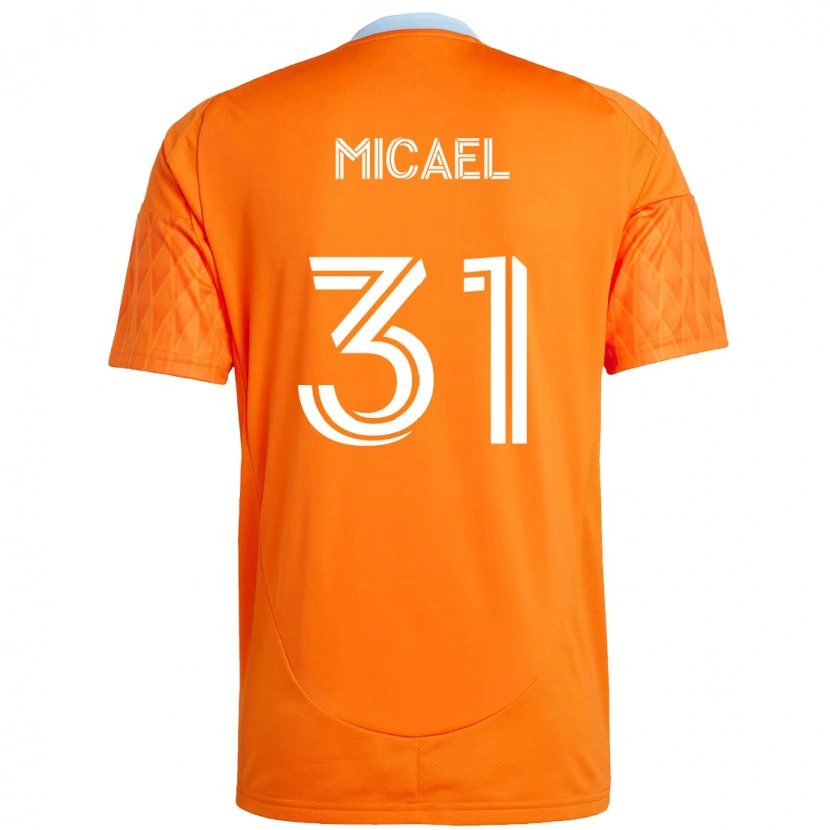 Danxen Mænd Micael #31 Lilla Orange Hjemmebane Spillertrøjer 2025/26 Trøje T-Shirt