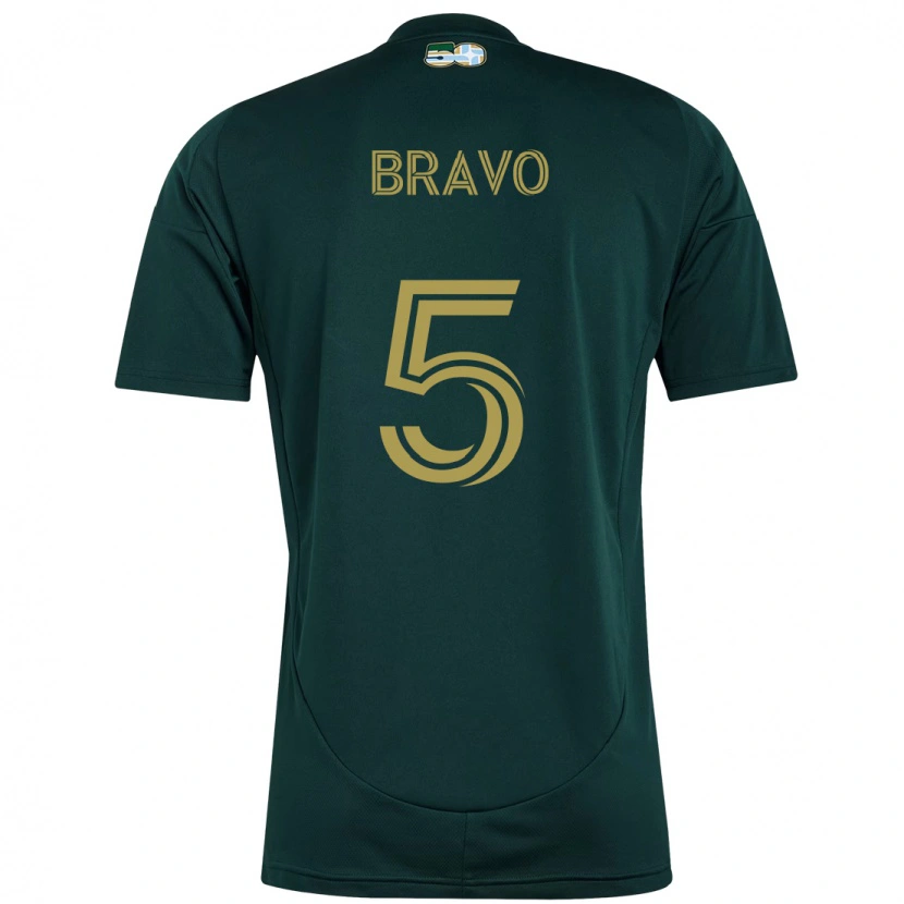 Danxen Mænd Claudio Bravo #5 Beige Grøn Hjemmebane Spillertrøjer 2025/26 Trøje T-Shirt