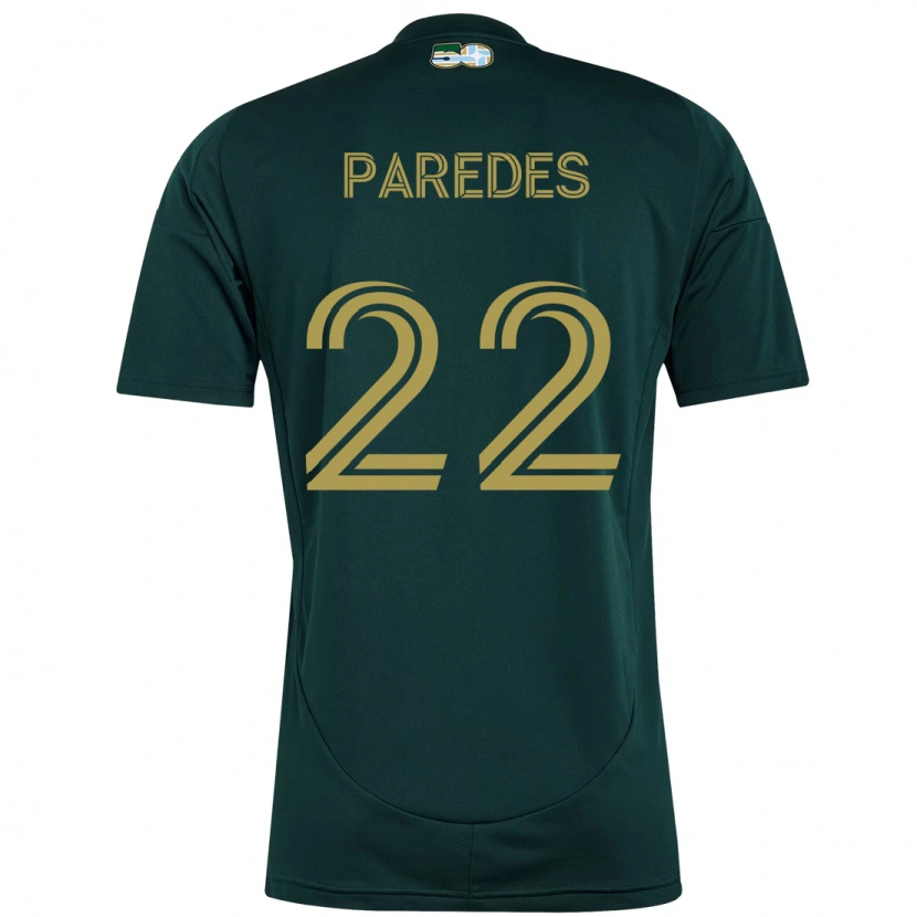 Danxen Mænd Cristhian Paredes #22 Beige Grøn Hjemmebane Spillertrøjer 2025/26 Trøje T-Shirt