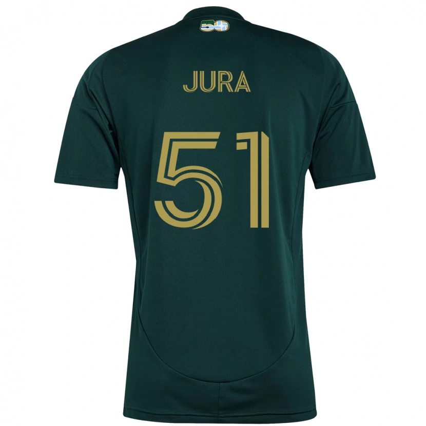 Danxen Mænd Sawyer Jura #51 Beige Grøn Hjemmebane Spillertrøjer 2025/26 Trøje T-Shirt