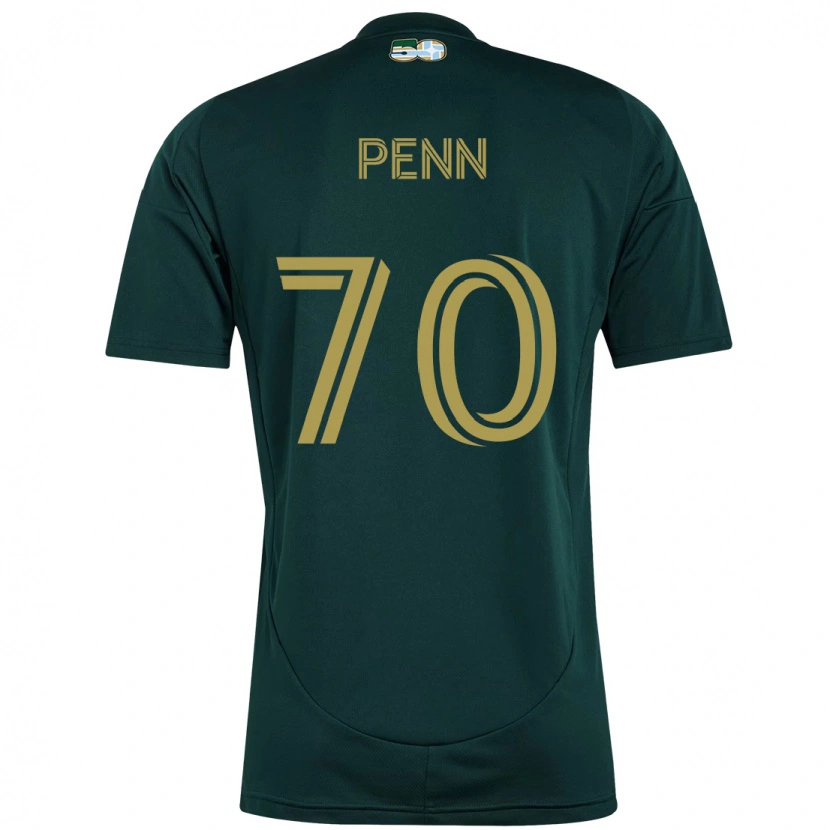 Danxen Mænd Josh Penn #70 Beige Grøn Hjemmebane Spillertrøjer 2025/26 Trøje T-Shirt